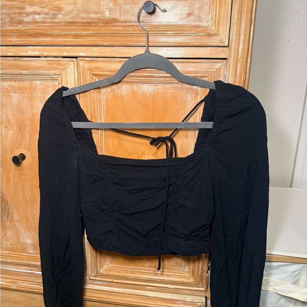 Urban outfitters black Women's Crop Top size XS